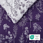 Bedsure Dark Purple Queen Comforter Set - Image 6