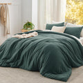 Bedsure Super King Comforter Set, Forest Green Soft Prewashed Bedding by Unknown