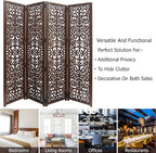 COTTON CRAFT Room Divider Wood Screen - Image 5