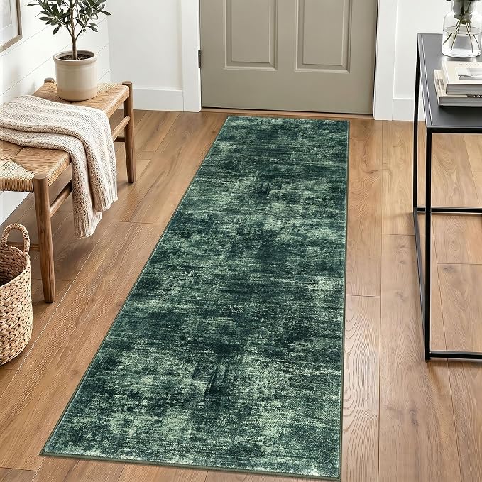 Abstract Runner Rug 2x6 Ft Washable Runners by iOhouze