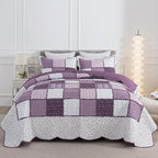 Etwel Lightweight Patchwork Queen Size Quilt Set by Unknown