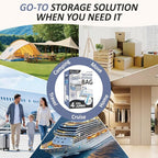 Cozy Essential Vacuum Storage Bags, 80% Compression Vacuum Seal Space Saver - Image 7