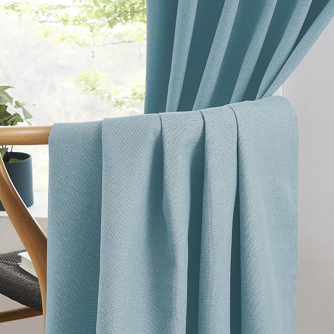 2 Panels Full Blackout Door Curtains - Image 5
