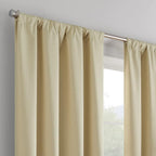 ECLIPSE Kendall Modern Blackout Thermal Rod Pocket Window Curtain - Image 5