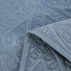 Chezmoi Collection Austin Full/Double Oversized Bedspread Set, 3-Piece Pinsonic - Image 6
