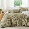 Bedsure Olive Green Oversized Queen Comforter Set by Unknown