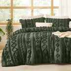 Bedsure Tufted Boho Comforter Set Queen Size by Unknown