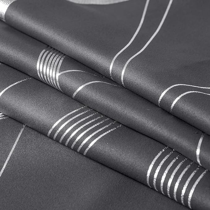 NICETOWN Gray Blackout Curtains 72 inch Long - Image 8