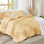 Bedsure Tufted Boho Comforter Set King Size - Image 2