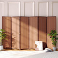 6 Panel Folding Privacy Screen 6ft Bamboo Freestanding Room Divider | bamboo by Jostyle
