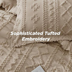 Bedsure Tufted Boho Comforter Set Full Size - Image 5
