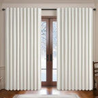 Extra Wide 100 Inch Blackout Curtains 96 Inches Long by QJMYDECO