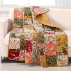 Greenland Home Antique Chic Quilted Patchwork Throw - Image 4