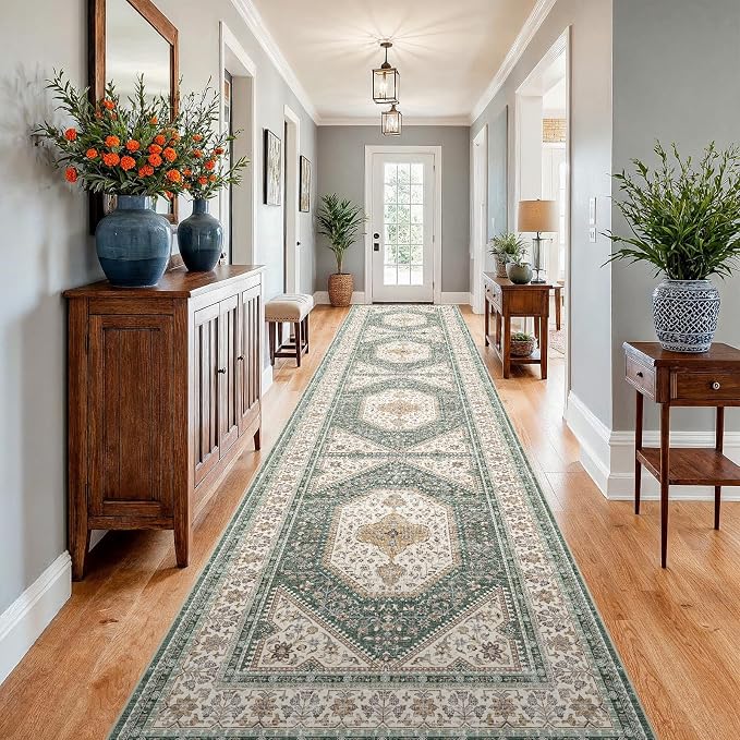 4x12 Washable Hallway Runner Rug - Image 7