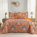 VAPUTAR 100% Cotton Face Quilts Queen Size, Queen Quilt Bedding Set | Bohemian by VAPUTAR