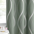 NICETOWN Greyish Green Curtain Panels - Image 2