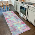 Abstract Runner Rug 2x7 Ft Washable Runners by iOhouze