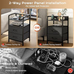 Huuger Nightstands Set of 2, Night Stand - Image 6