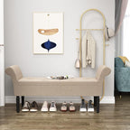 Changjie Furniture Modern Storage Bench Tufted Bed Bench Entryway Bench - Image 4