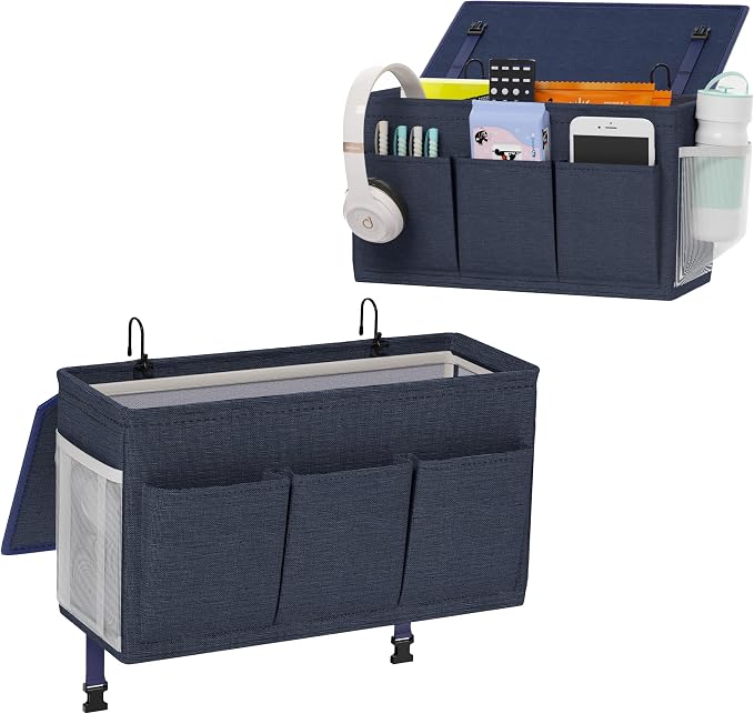 Bedside Caddy Storage Organizer by Edudif