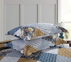 3-Piece King Bedspread Quilt Sets Patchwork Floral Oversized Reversible Soft - Image 6