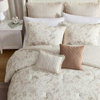 Laura Ashley - Reversible Cotton Twin Comforter Set - Image 4