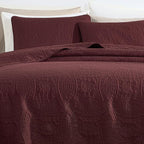 Chezmoi Collection Austin 3-piece Oversized Bedspread Coverlet Set - Image 3