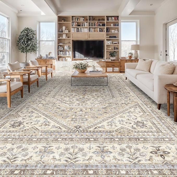 12x15 Washable Area Rug for Living Room by Puino
