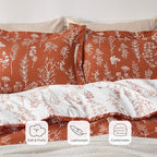 Bedsure Terracotta Queen Comforter Set - Image 5