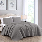 Chezmoi Collection Austin 3-piece Oversized Bedspread Coverlet Set by ChezmoiCollection