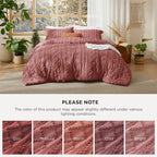 Bedsure Tufted Boho Comforter Set Twin Size - Image 7