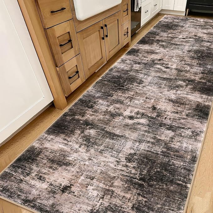 Abstract Runner Rug 3x14 Ft Washable Runners - Image 9