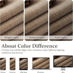 Blackout Double Layer Thick Linen Curtains 108 Inches Long - Image 9