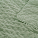 ROARINGWILD Sage Green Twin Size Quilt Bedding Set, Lightweight Soft Bedspread - Image 8
