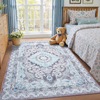 Macgace Washable Vintage Area Rug - Image 2