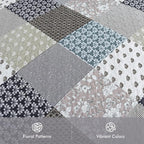 Etwel Lightweight Patchwork King Size Quilt Set - Image 3