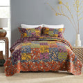 Secgo King Size Comforter Set- 100% Cotton Quilt King Size Set, Sage bedspreads by Secgo