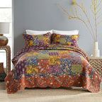 Secgo King Size Comforter Set- 100% Cotton Quilt King Size Set, Sage bedspreads by Secgo