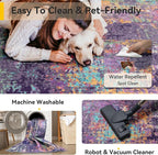 RELEANY Washable 8'x10' Abstract Area Rug - Image 5