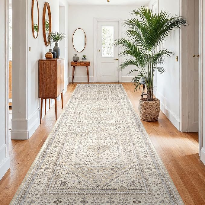 4x10 Washable Hallway Runner Rug - Image 3