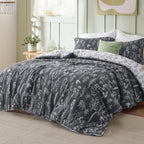 Bedsure Charcoal Twin/Twin XL Comforter Set - Image 2