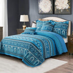BEDIFANY Cotton Quilt King Size Sets, Soft Quilted King Bedspread | Lightweight - Image 5