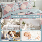 Etwel Lightweight Patchwork Queen Size Quilt Set - Image 4