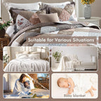 Etwel Lightweight Patchwork King Size Quilt Set - Image 5