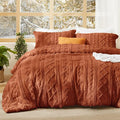 Bedsure Tufted Boho Comforter Set King Size by Unknown