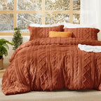 Bedsure Tufted Boho Comforter Set King Size by Unknown
