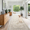 4x10 Washable Hallway Runner Rug by Puino