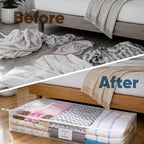 Masirs Clear Underbed Storage Bag, Durable Vinyl Material to Shield Your - Image 7