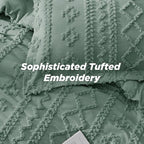 Bedsure Tufted Boho Comforter Set Full Size - Image 5