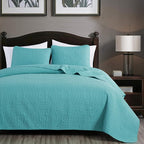 Chezmoi Collection Austin 3-piece Oversized Bedspread Coverlet Set - Image 2